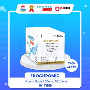 EKOCHROMIC Absorbable Surgical Gut Suture 101TH50