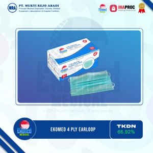 EKOMED 4 Ply Earloop Surgical Face Mask