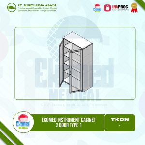 EKOMED Instrument Cabinet 2 Door Type 1