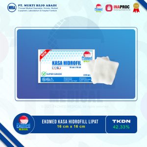 EKOMED Kasa Hidrofil Lipat 16 cm X 16 cm