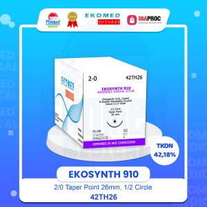 EKOSYNTH 910 Absorbable Surgical Suture 42TH26
